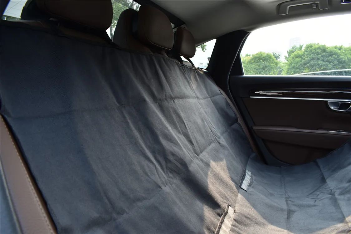 غطاء مقعد السيارة للكلاب أغطية مقاعد الحيوانات الأليفة للمقعد الخلفي مقاوم للخدش وغير قابل للانزلاق 600D أكسفورد مقاوم للماء