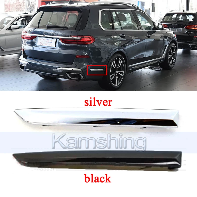 

Хромированная декоративная накладка на задний бампер Kamshing для BMW X7 G07 2018-2024