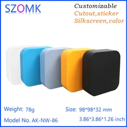 SZOMK Smart Home Plastic Enclosure for PCB Electronics Plastic Controller Box Sensor Enclosure for IOT device Instrument Housing