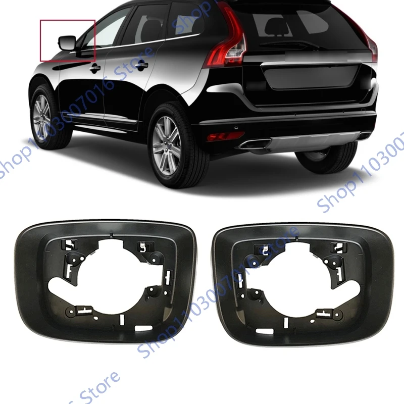 Rearview Mirror Frame Case For Volvo XC60 2009 2010 2011 2012 2013 2014 2015 2016 2017 Car Wing Door Side Exterior Trim Housing