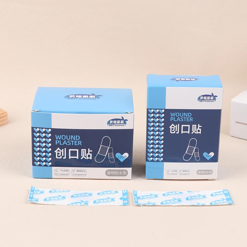 

PU Transparent Waterproof Band Adhesive Medical Strips Wound Plaster For Sports Bathing Protective First Aid