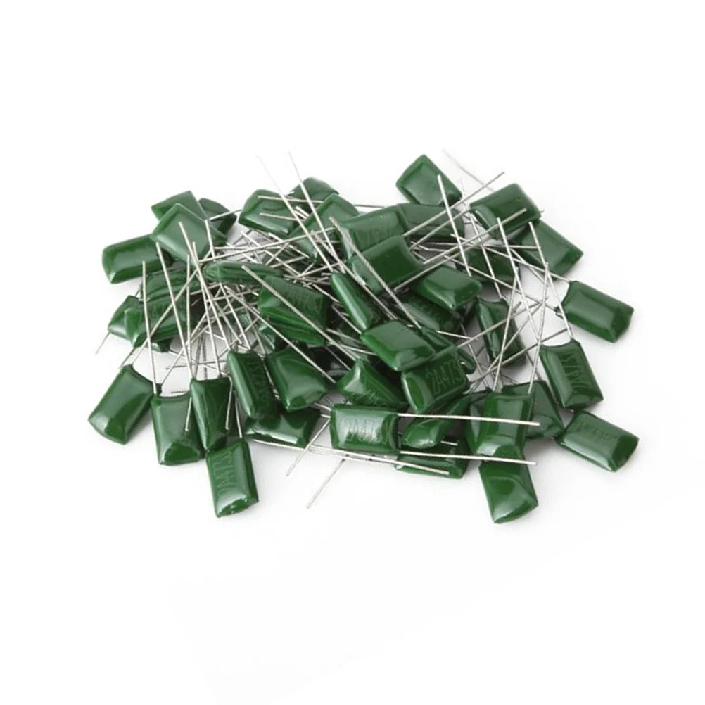 

20PCS Replacement Electric Guitar Capacitors 0047UF 100V Capacitors Instrument Part (Green) Bass Tone Capacitors