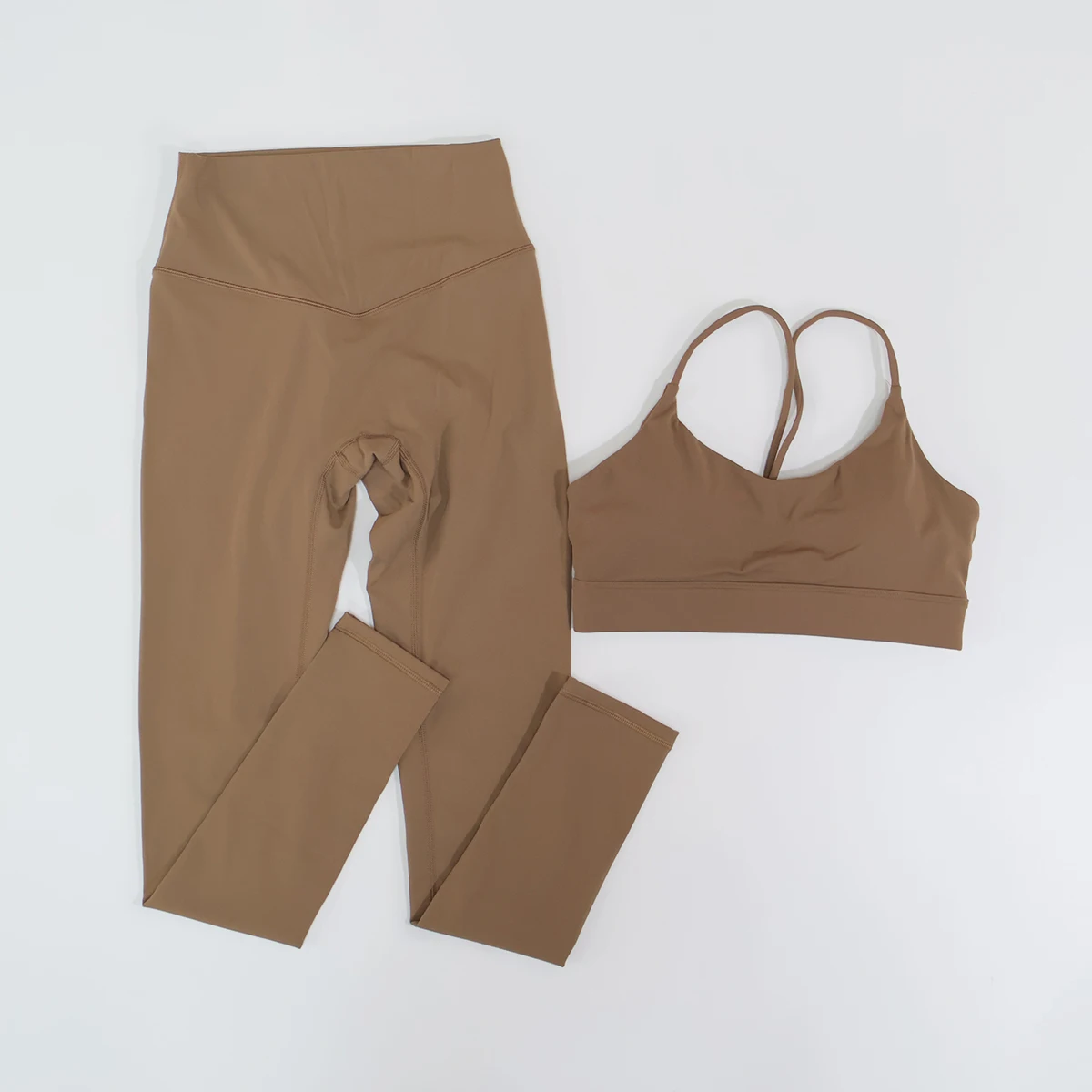 Neues Sommer-Sportset für Damen, 2-teilig, ärmellos, für Fitness und Yoga, mit hoher Taille, atmungsaktiv, eng anliegend, zweiteiliger Sportanzug für Frauen – Detail 14