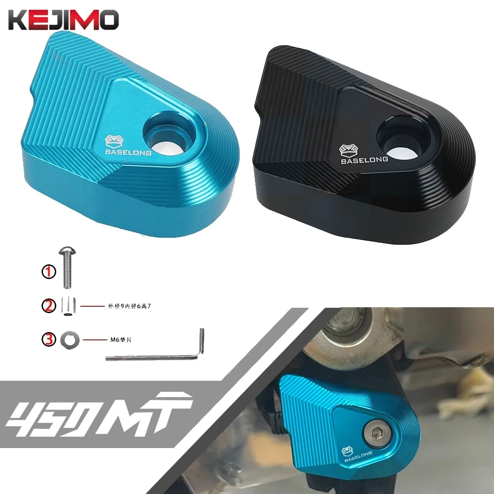 

FOR CFMOTO CF MOTO 450 MT 450MT Ibex 450 2024 2025 2026 Motorcycle Sidestand Side Stand Switch Protector Guard Cover Cap Ibex450