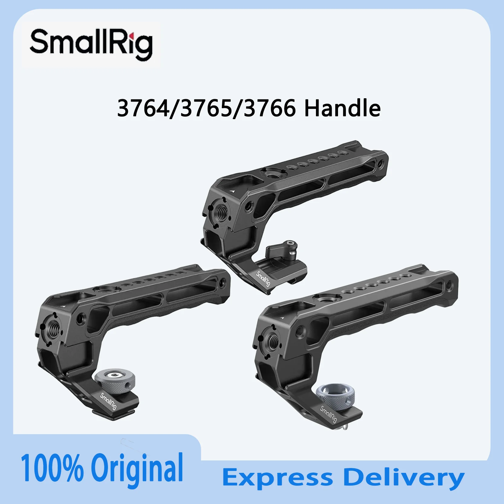 

Оригинальная ручка SmallRig 3764 3765 3766, Lite с холодным башмаком, портативная ручка для камеры для съемки, подходит для камеры Sony Canon Nikon