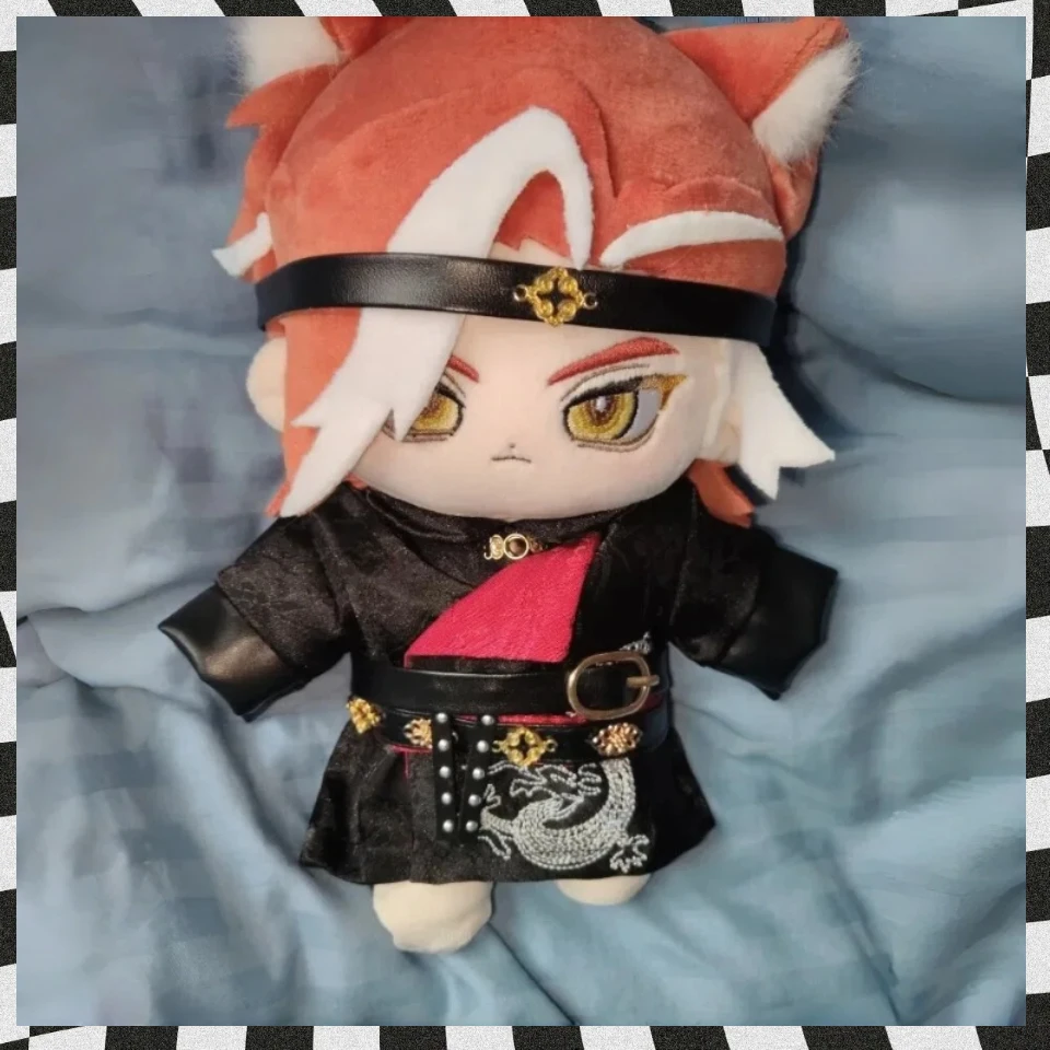 أسطورة Luoxiaohei 20 سنتيمتر أواخر العام محشوة أفخم فستان القطن دمية الفيلم المحيطة مع الفتيات إرسال الأصدقاء هدية عيد الميلاد