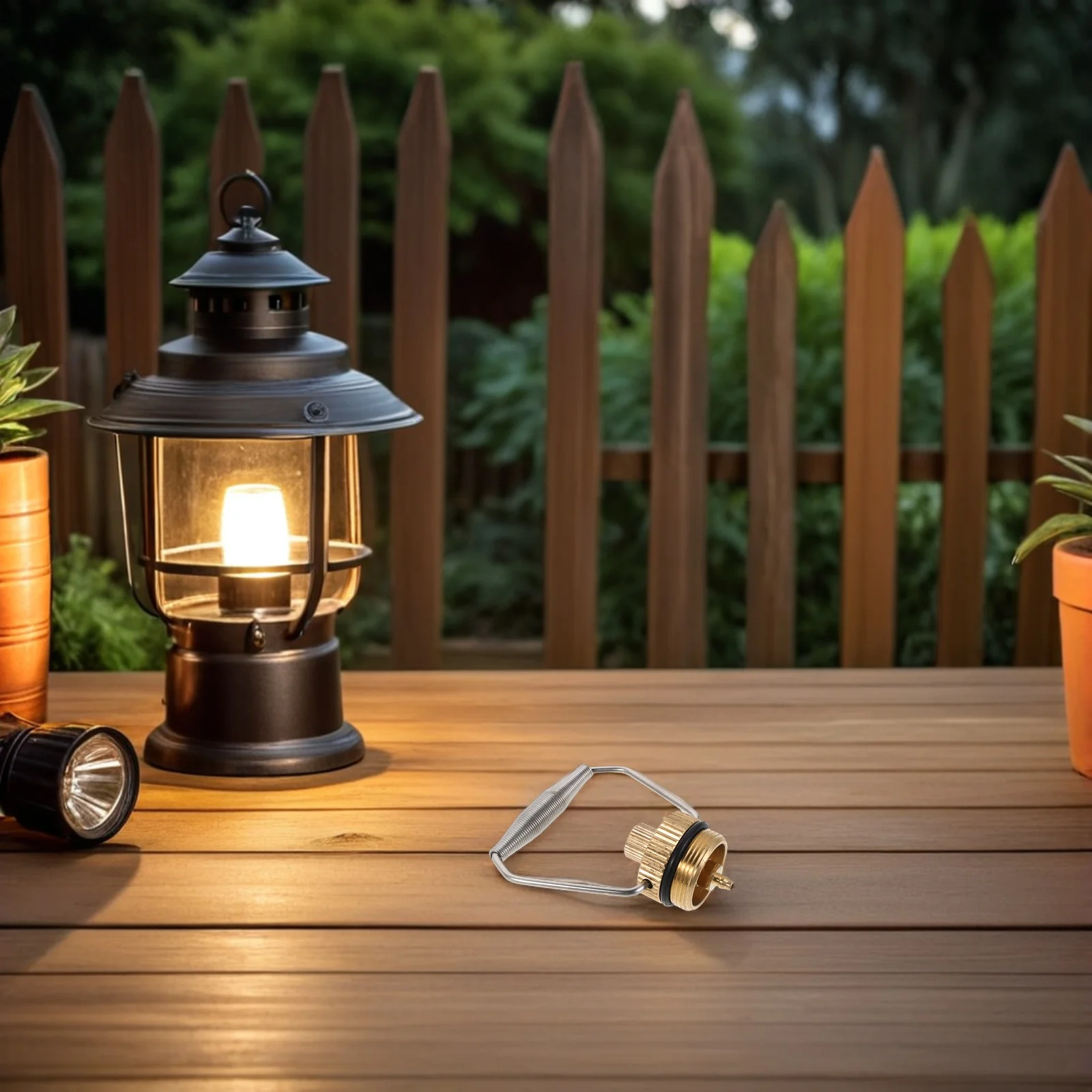 

Outdoor Steel Cylinder Plug Cap Leakproof Aluminum Alloy Adapter For Camping Hiking Stove Gas Tank Replacement Parts