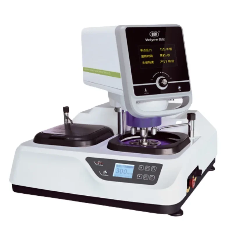 Automatische Probenschleif- und Poliermaschine, stufenlose Schleif- und Polierplatte