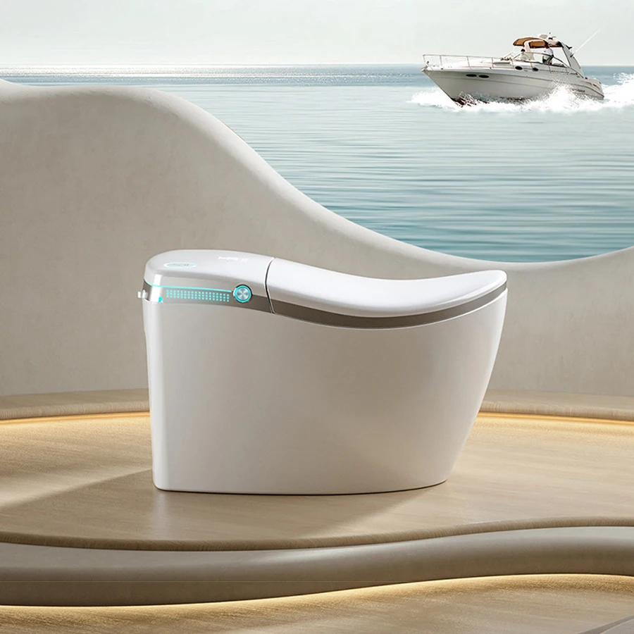

High Quality Modern Intelligent Sanitary Ware Bathroom Smart Toilet Water Saving Siphon Luxury Ceramic Ware