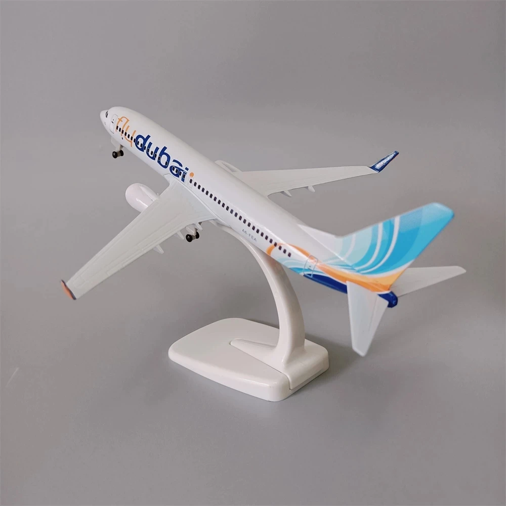 20cm Alloy Metal Air Fly Dubai Airlines B737 Diecast Airplane Model Dubai 737 Airways Plane Model Aircraft Airplane Toys F Child