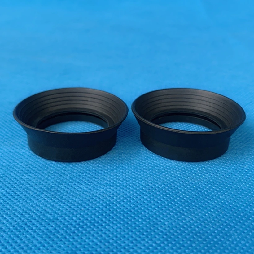 2PC microscopio binoculare telescopio oculare in gomma Cup Eyeshield Eye Guard per 29-36mm Lab Biology XSP telescopio astronomico