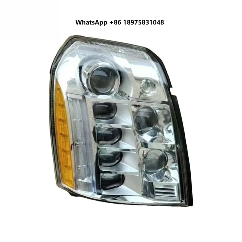 

For Cadillac Escalade 2006-2013 Front Headlights’Premium Aluminum LED Chip External Driver Cool White Light IP67 XTS Escalade