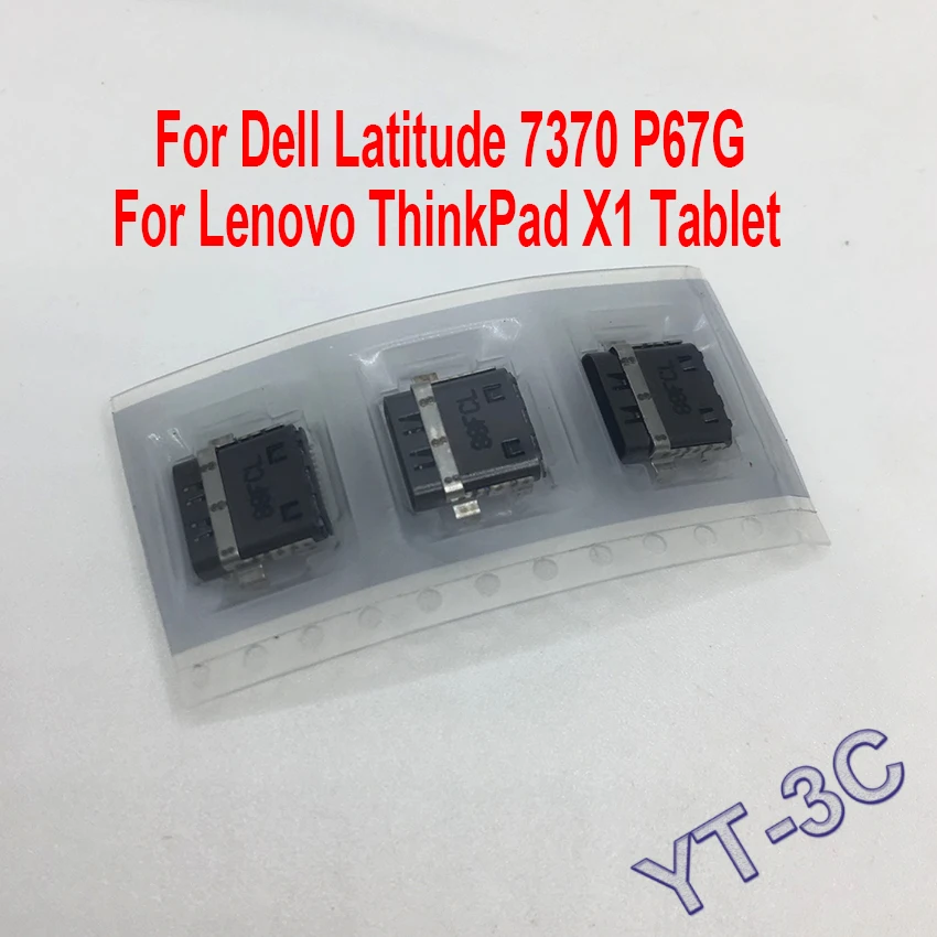 1PCS NEW USB Type C Type-C DC Power Jack Port Charger Connector For Dell Latitude 7370 P67G For Lenovo ThinkPad X1 Tablet