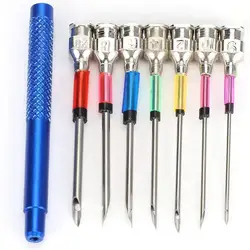 Embroidery Punch Needle Sets Crochet Knitting Embroidery Pen Handmade Stainless Steel Punch Needle DIY Cross Stitch Sewing Tools