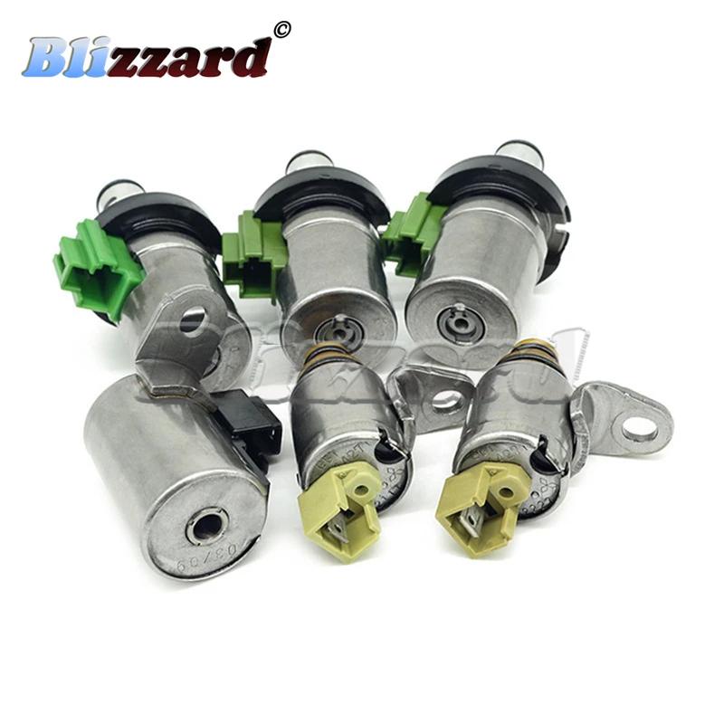 6PCS /Set Tested Transmission Shift Solenoid 4F27E D48421A D46950 FN4A-EL For Ford Focus Fiesta MAZDA 2 3 5 6