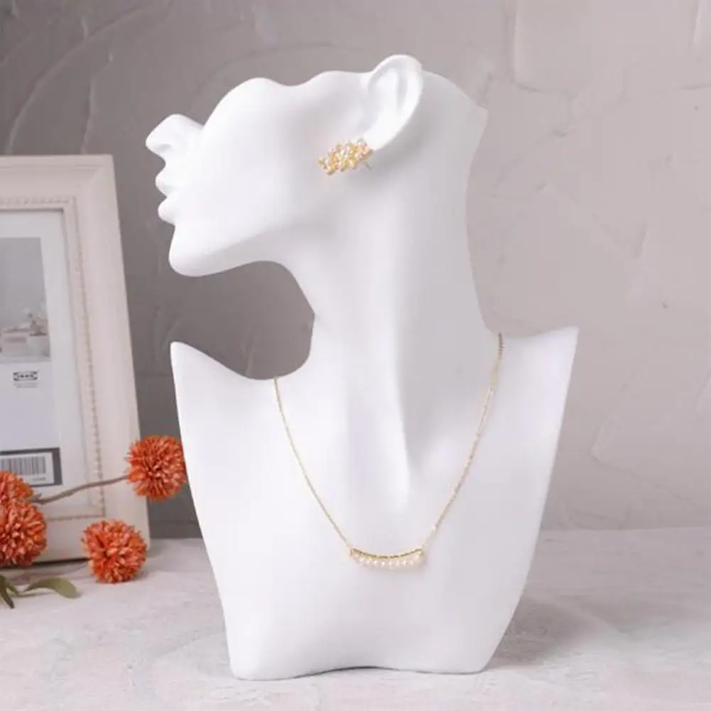 

Unique No Deformation Jewelry Display Stand Great Detail Earrings Necklace Mannequin Display Bust Jewelry Display