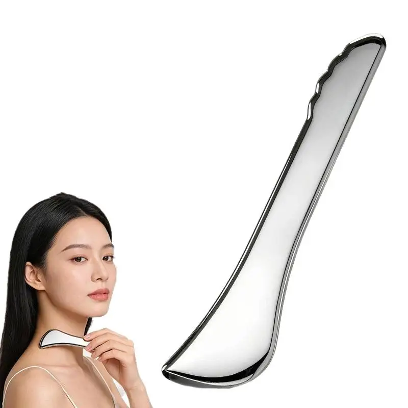 Lightweight Stainless Steel Muscle Scraper Gua Sha Stick Portable Tool for Post Exercise Muscle Recovery