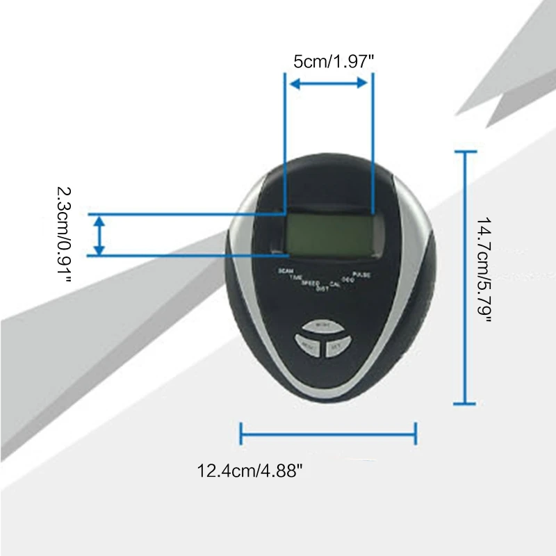 Upgraded Speedometer Replacement Monitor with Heart Rate for Stationary Bikes