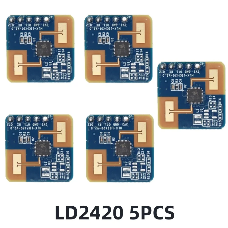 LAUBEI Hi-Link HLK-LD2410 LD2410B LD2410C 5V Mini FMCW 24G Smart Menselijke aanwezigheidssensor Radarmodule Consumentenelektronica