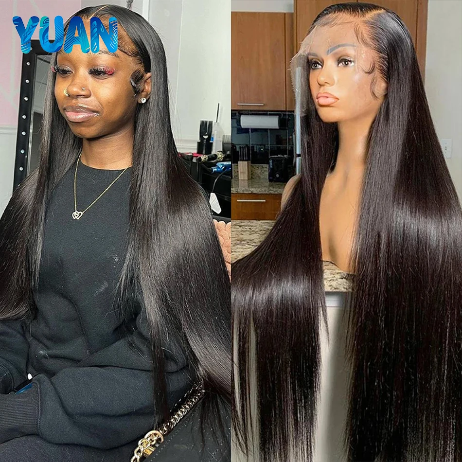 

Straight Lace Front Wigs 13x6 Hd Lace Wig Human Hair Wigs For Black Women Pre Plucked Brazilian 32 30 Inch 13x4 Lace Frontal Wig