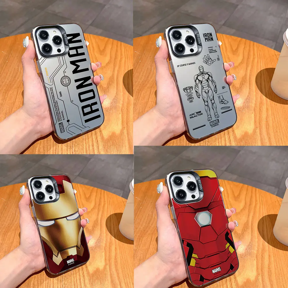 Чехол Marvels Iron Mans для телефона Xiaomi Redmi 9C 9T Note 7 8 9 9S 10 11 12 Pro 4G 5G K60 Ultra A2Plus, Жесткий Чехол из поликарбоната