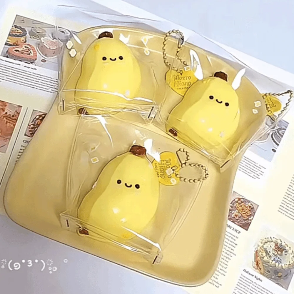 Creative TPR Fat Banana Squeeze Simulation Banana Super Elastic Stress Relief Soft Decompressing Gift