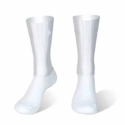 Socks Summer Anti Whiteline Slip Silicone Cycling Aero Socks Men Bicycle Sport Running Bike Socks Calcetines Ciclismo