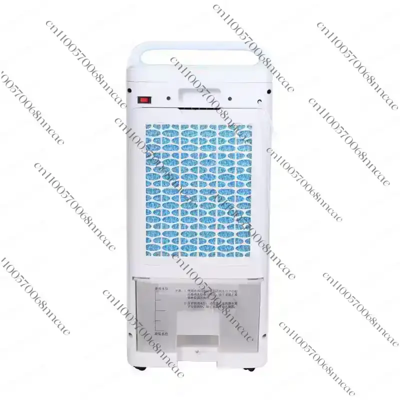 Portable Evaporative Air Cooler 3-in-1, Water-Cooled Personal Fan w/ Humidifier & Ice Packs for Home Office Desk & Bedroom