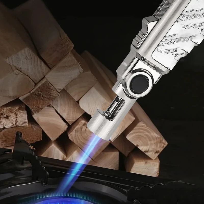 New Honest Windproof Inflatable Lighter Flame Direct Multi functional Metal Igniter Cigar Specific Portable Cigar Clipper - Image 3