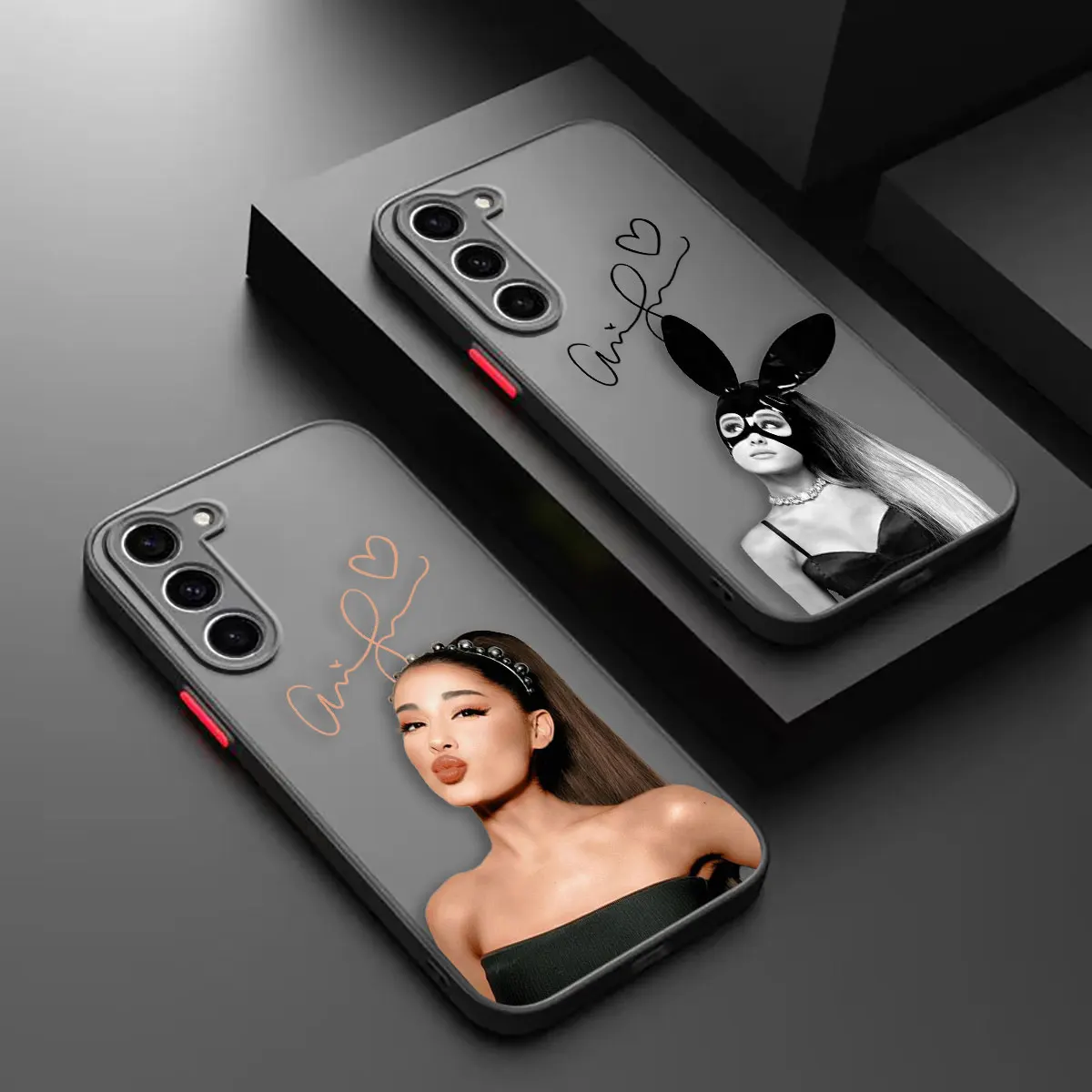 Singer A-Ariana G-Grandes Matte Case For Samsung A12 A13 A16 A22 A23 A32 A36 A51 A52 A53 A54 A55 A56 A71 A72 A73 Frosted Case