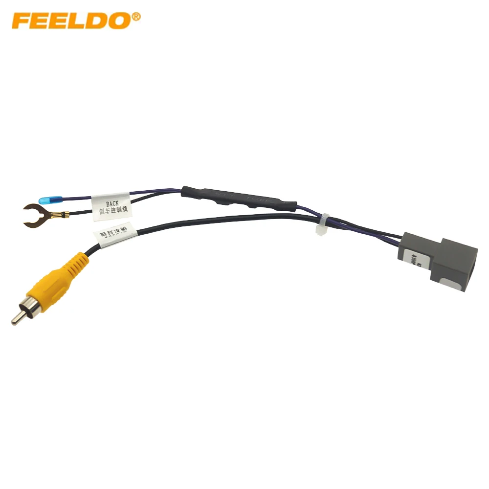 5Pcs Car Parking Rear Camera Video Plug Converter Cable For Honda Fit Greiz City parking Reverse Wire Adapter