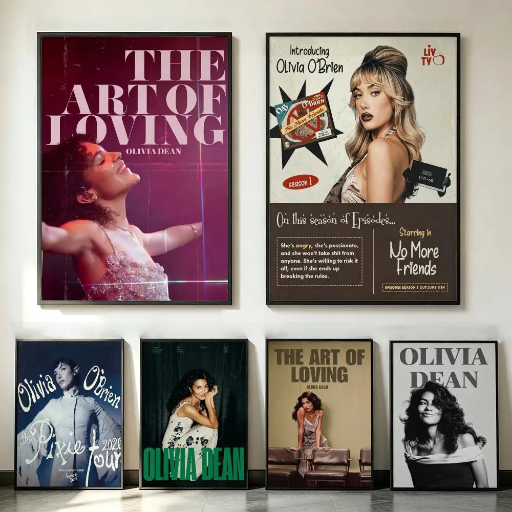 music Olivia O'Brien Poster Poster HD Trendy SelfAdhesive Wall Art Print For Living Room Bedroom Dorm Office Home Gift