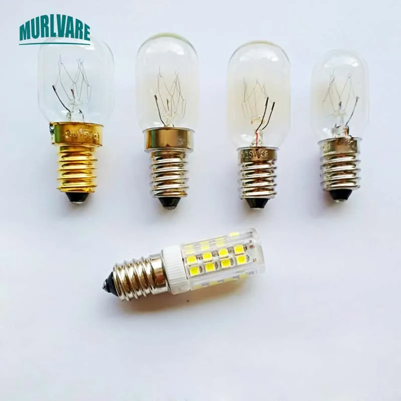 Bulb E14 Screw LED Light Microwave Oven Bulb Lighting For Midea Haier Konka Ronshen Frestech Refrigerator Lighting