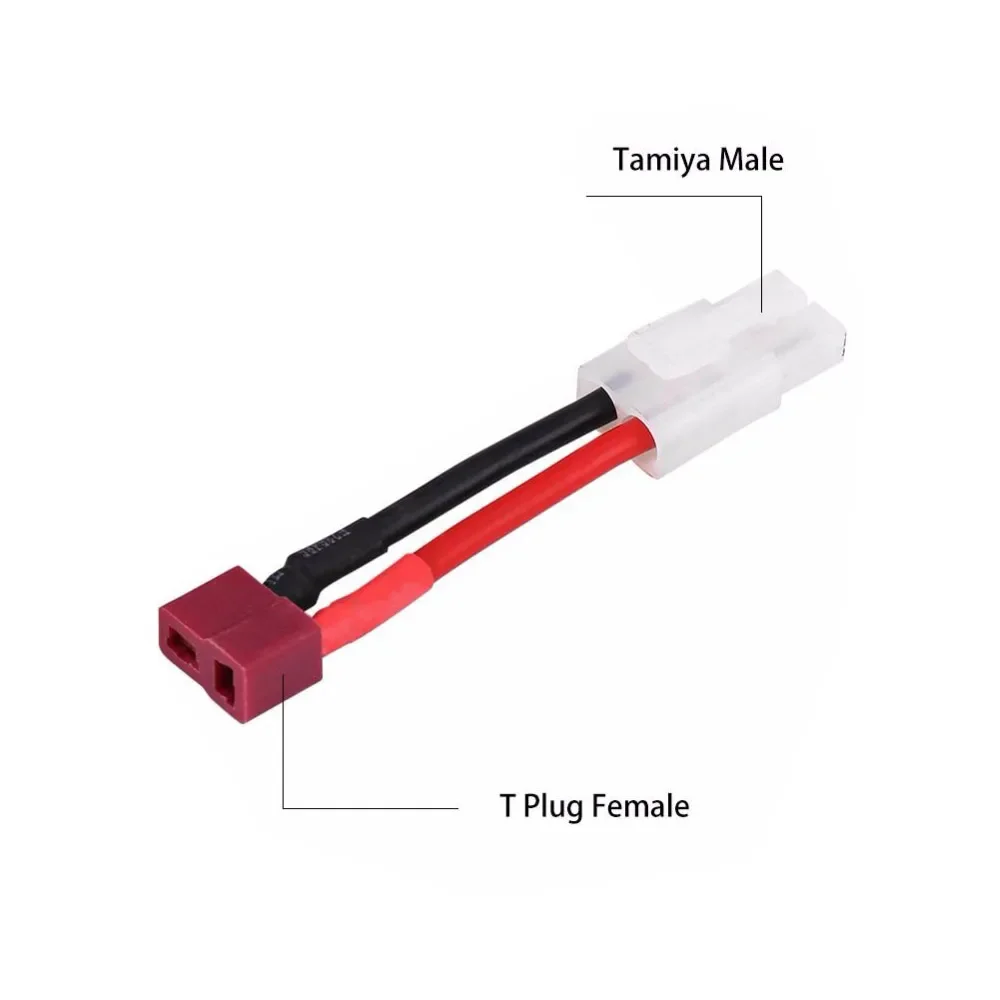 Adapter Buchse/Stecker Deans T Stecker auf Tamiya Stecker Umwandlung Kabel 16AWG Airsoft Gun Batterie Für RC Drone Auto boot Batterie