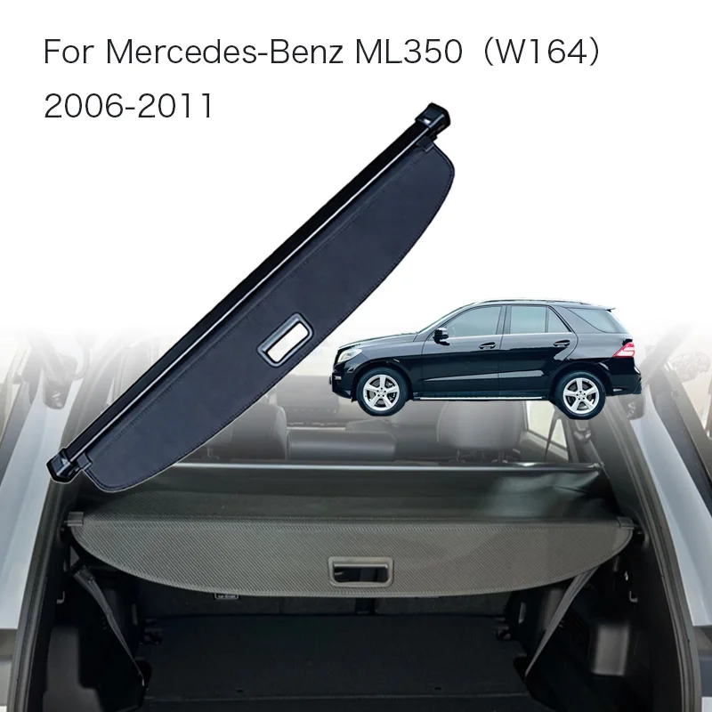 

Органайзер-шторка для багажника автомобиля Mercedes-Benz ML Class W164 2006-2011 ML350, защитная шторка для багажа, задняя полка для багажа