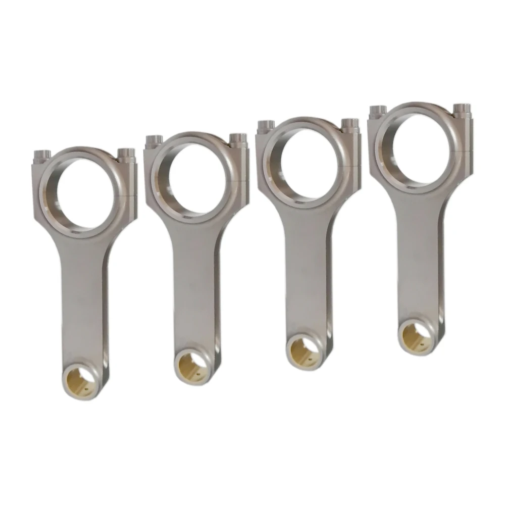 4pcs Forged Connecting Rod for Opel 2.0L C20LET/Z20LET/C20XE NA Engines 143mm Pin 21mm (Model CR-OPC20XE-HP21B) 12-Month
