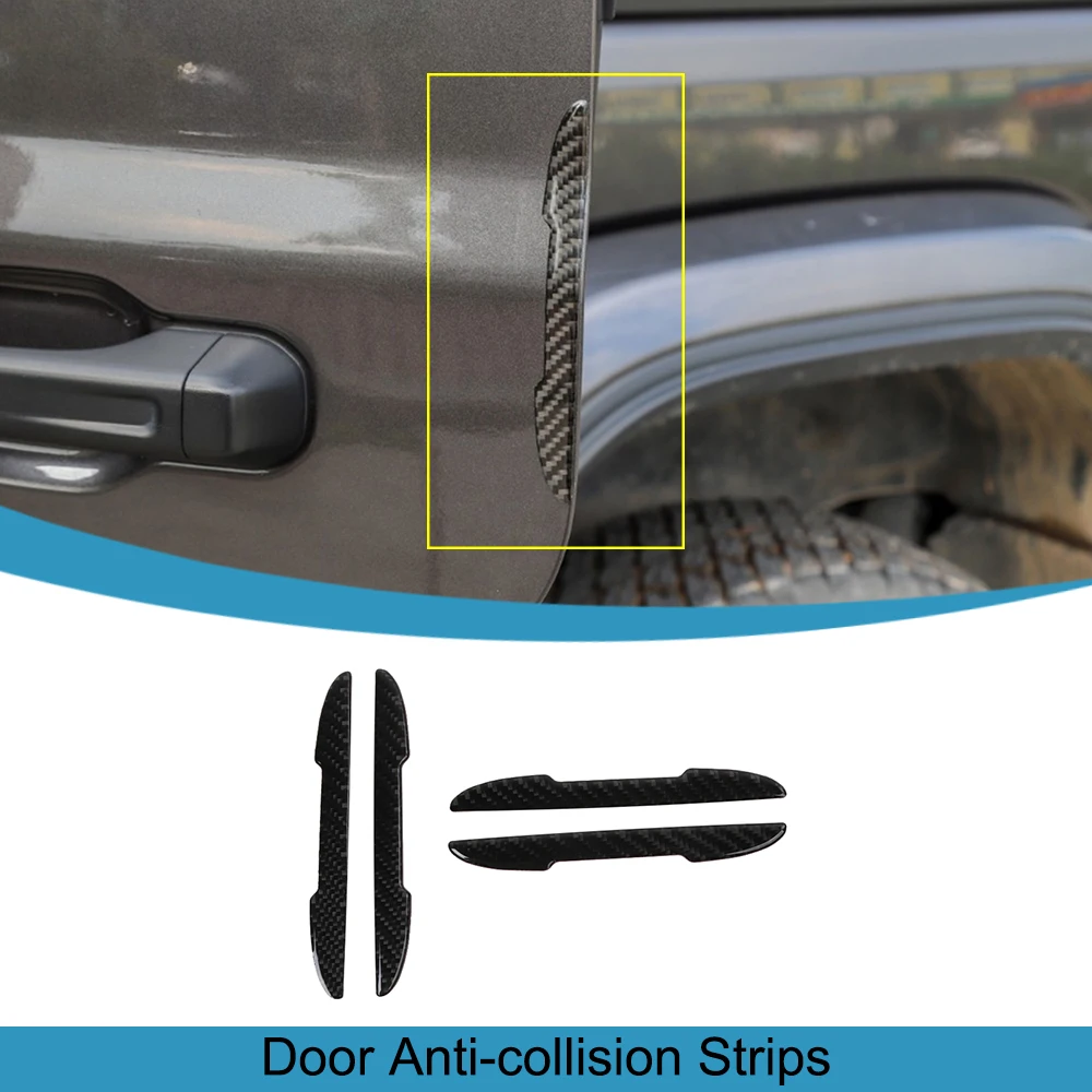 

Door Anti-collision Strips Stickers Edge Handle Protector Trim for Jeep Wrangler TJ JK JL/Suzuki Jimny Car Exterior Accessories