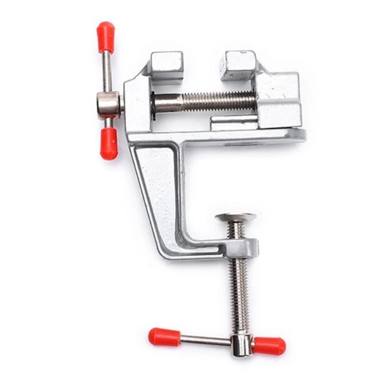 

652F Table Vise Aluminum 360 Degree Rotating Base Perfect For DIY Enthusiasts Secure Holding In Various Crafting Environment