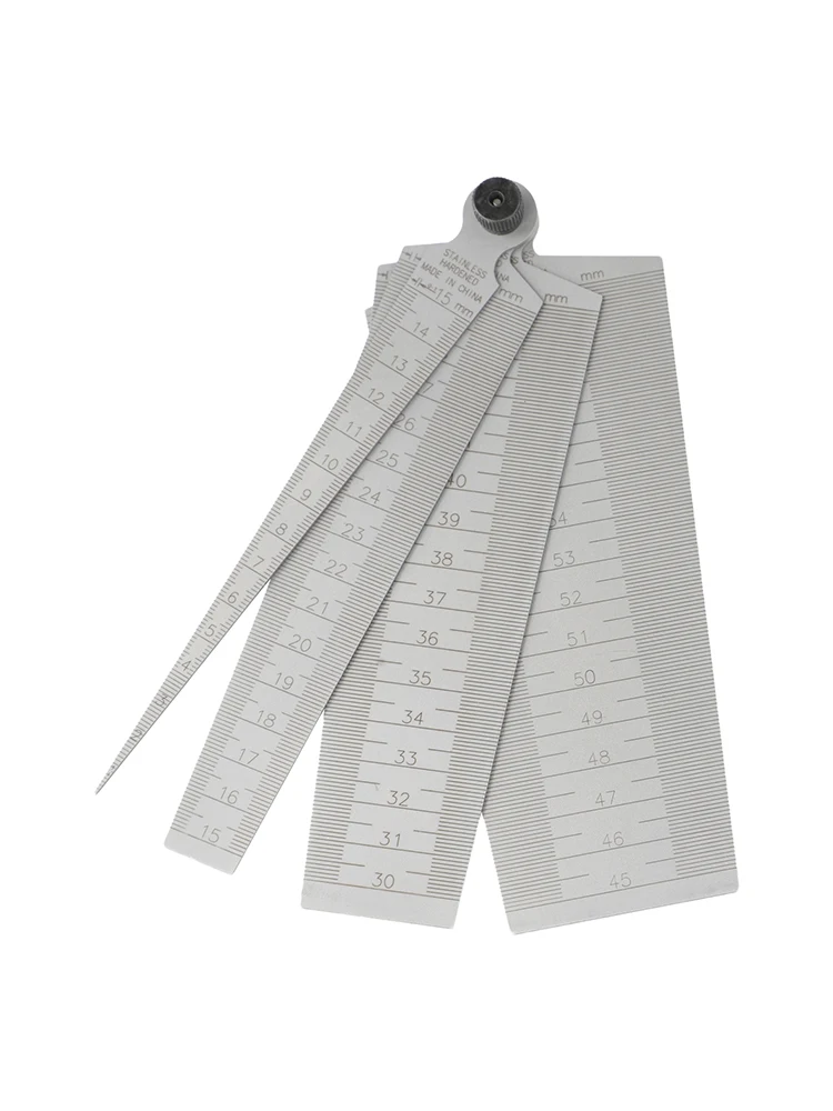 Gap Ruler Taper Gauge Aperture Compact Exquisite Feeler Lightweight Metric Scale Long Lasting Practical Brand New