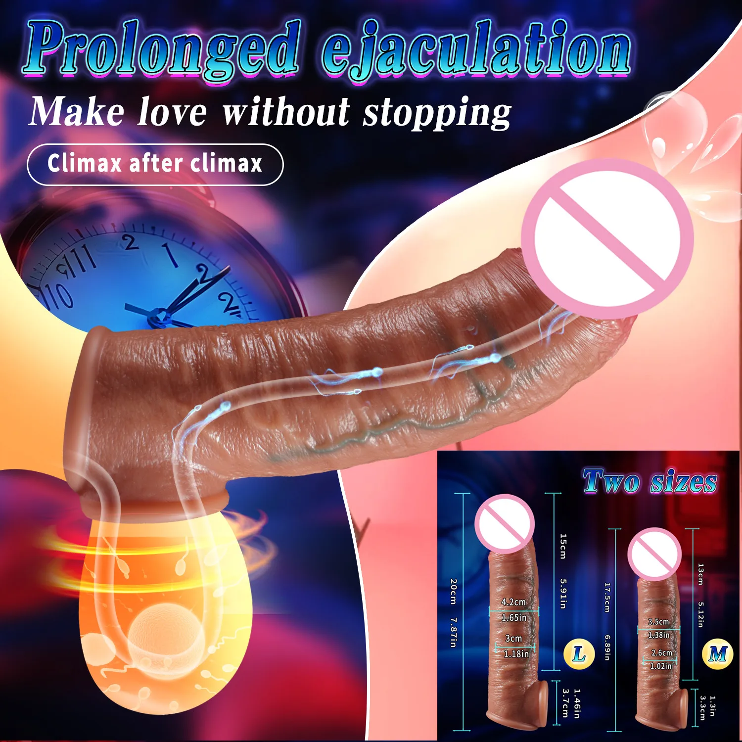 Soft Silicone Realistic Penis Extender cock Sleeve Reusable Condoms for men Dick Delay Ejaculation Cock Ring Sex Toys Adult 18