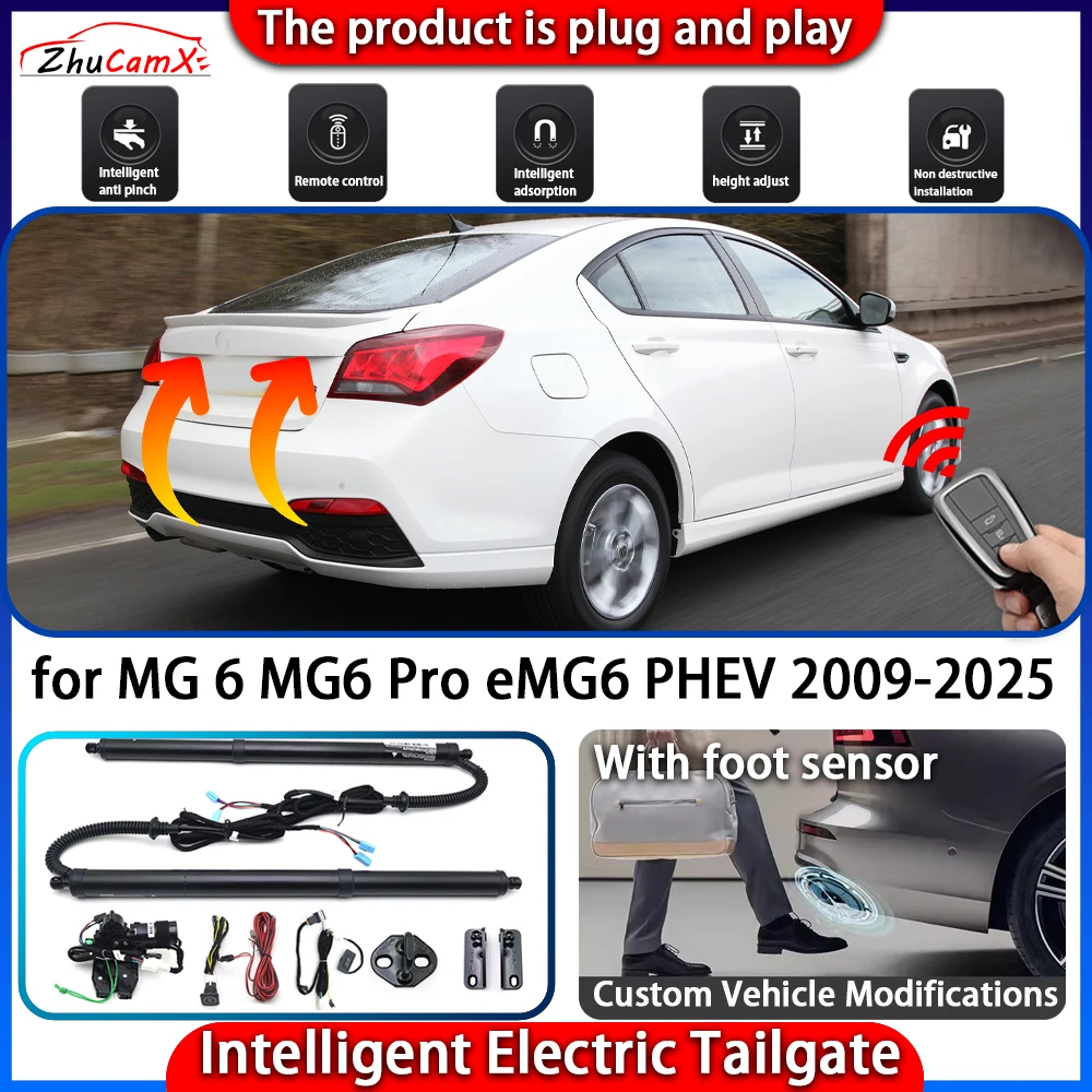 

ZhuCamX Smart Powered Tailgate System for MG 6 MG6 Pro eMG6 PHEV 2009-2025 Automatic Intelligent Electric Trunk Lift Control Kit
