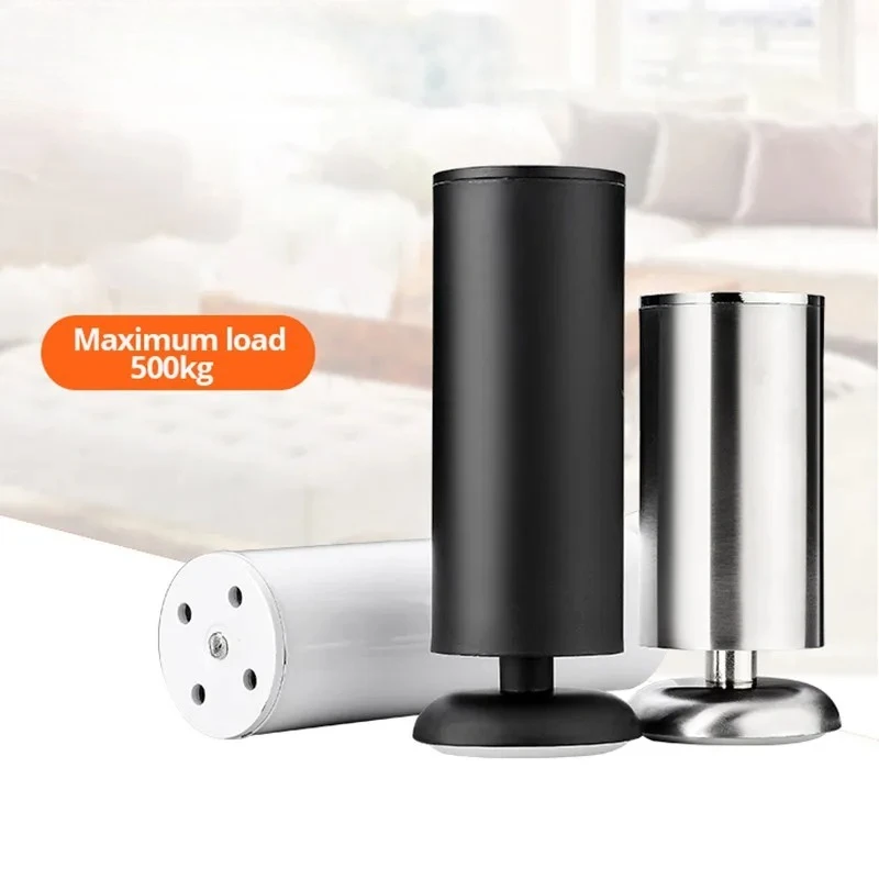 2 pcs Furniture Adjustable Cabinet Legs 6CM-30CM Stainless Steel Furniture Legs Table Sofa Feet Bed Furniture Legs