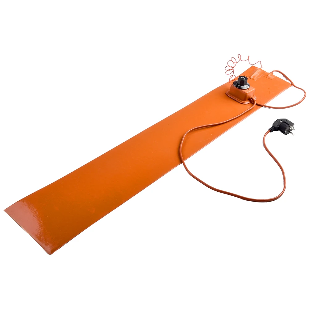 

400W-500W Silicone Heating Pad 15x91.5cm AC220V For Side Bending With Controller Low Temperature Type Temperature Measurement