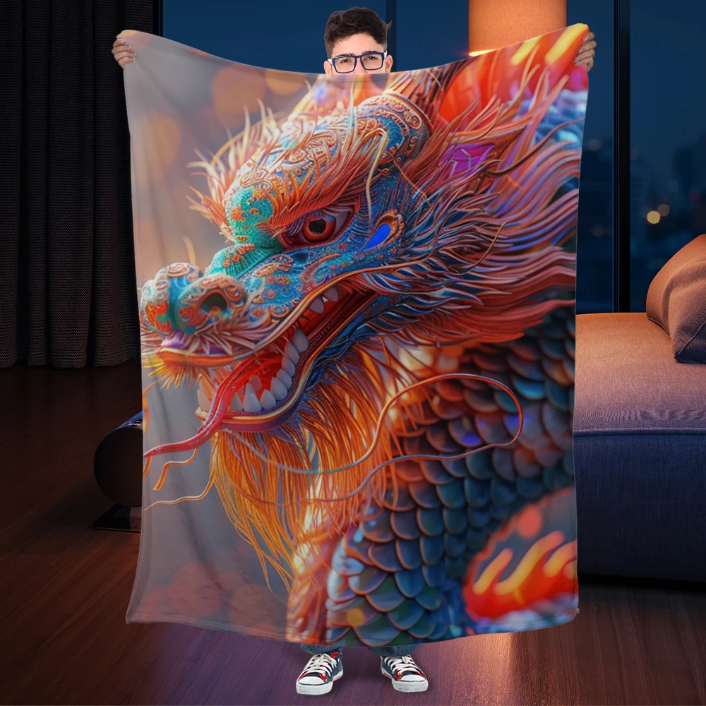 

hanging Customized Dragon Totem tapestry cartoon castle wall room carpet bed sheets beach mat Tapis home decoration tapestry art