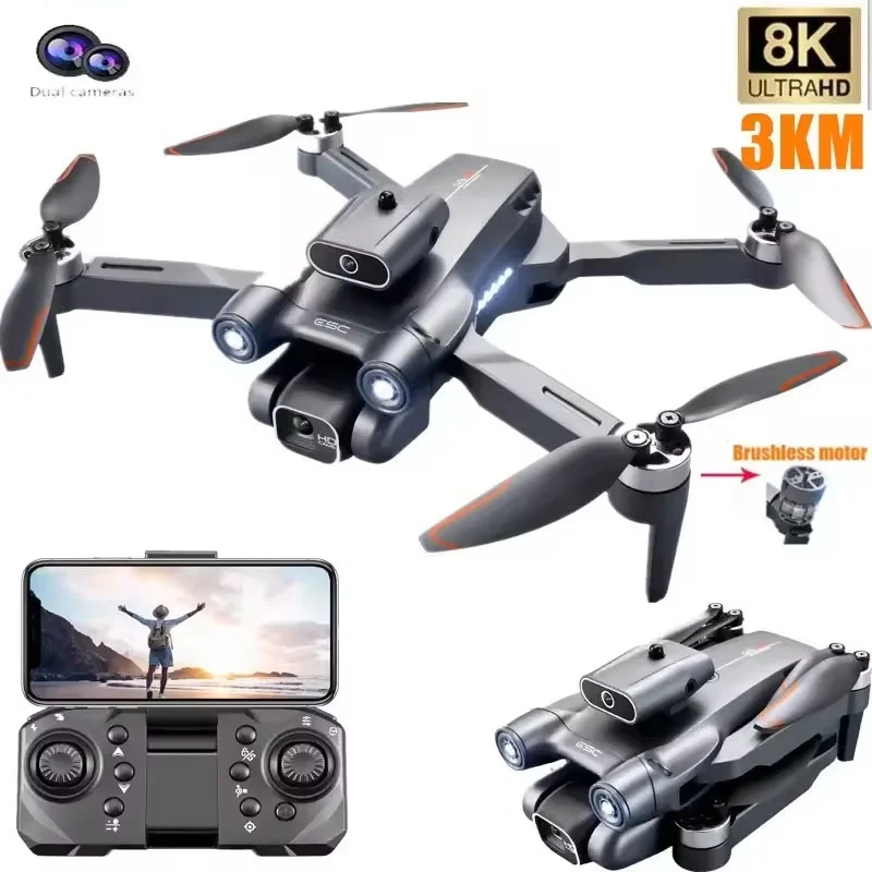 

CZ11 8K Professional Drone with 20 min Flight, 6-Direction Obstacle Avoidance, Foldable GPS RC Quadcopter for Aerial Photography