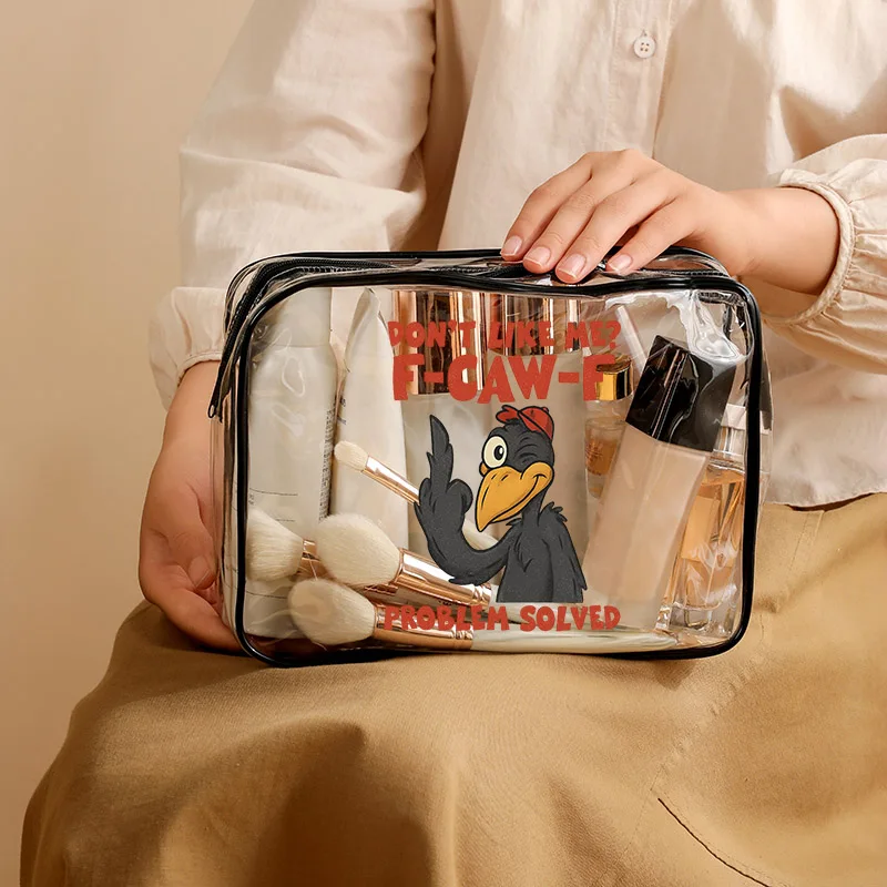 2026 جديد F-CAW-F الدجاج Harajuku الحيوان المرأة حقيبة غسيل PVC وحقيبة مستحضرات التجميل البلاستيكية هدية حفلة رائعة هدية السنة الجديدة هدية عيد ميلاد