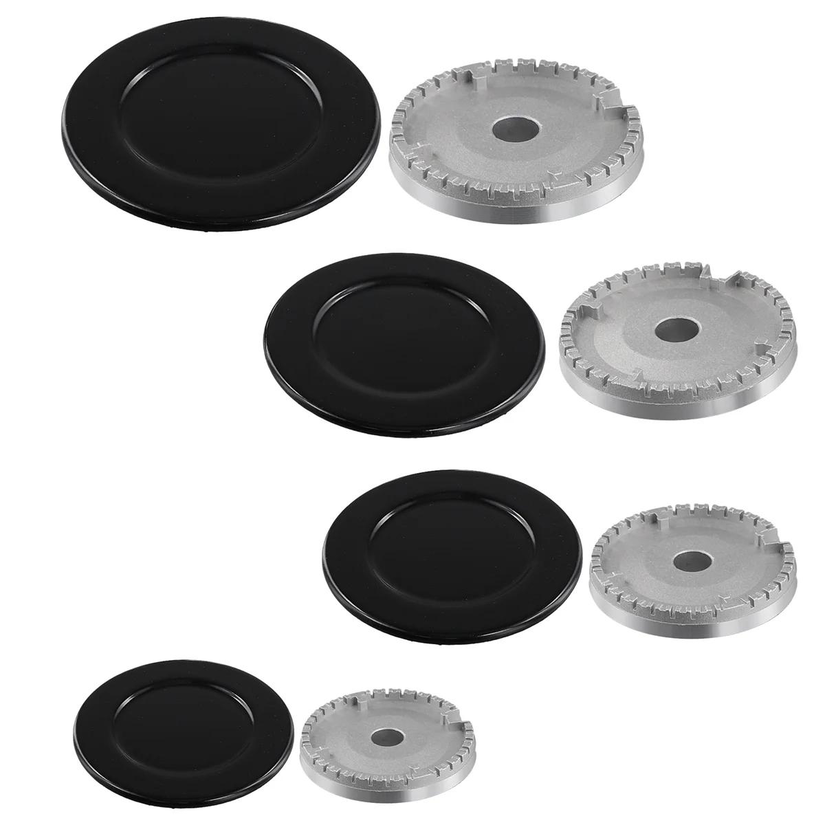 رأس طباخ موقد الغاز 4 قطع بديلة لموقد الغاز المحمول - استبدال رأس الموقد