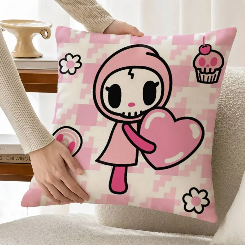 Lovely T-Tokidoki-s Custom Double Sided Print Square Pillow Cushion Cover