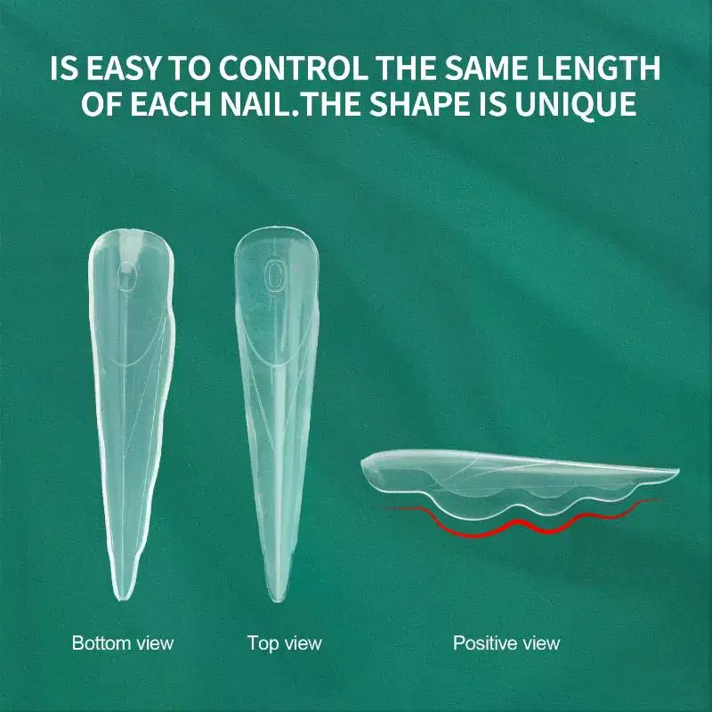 

Innovative Butterfly Nail Dual Forms 150pcs Extended Length Reusable Gel Extension Molds Quick Building Mould For Manicure DIY