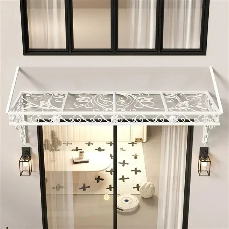 الإبداعية المأوى الحديد المطاوع المظلة في الهواء الطلق غير نافذ للمطر سقيفة نافذة الطنف الأوروبي في الهواء الطلق حديقة المراقبة الباب الأمامي المظلة